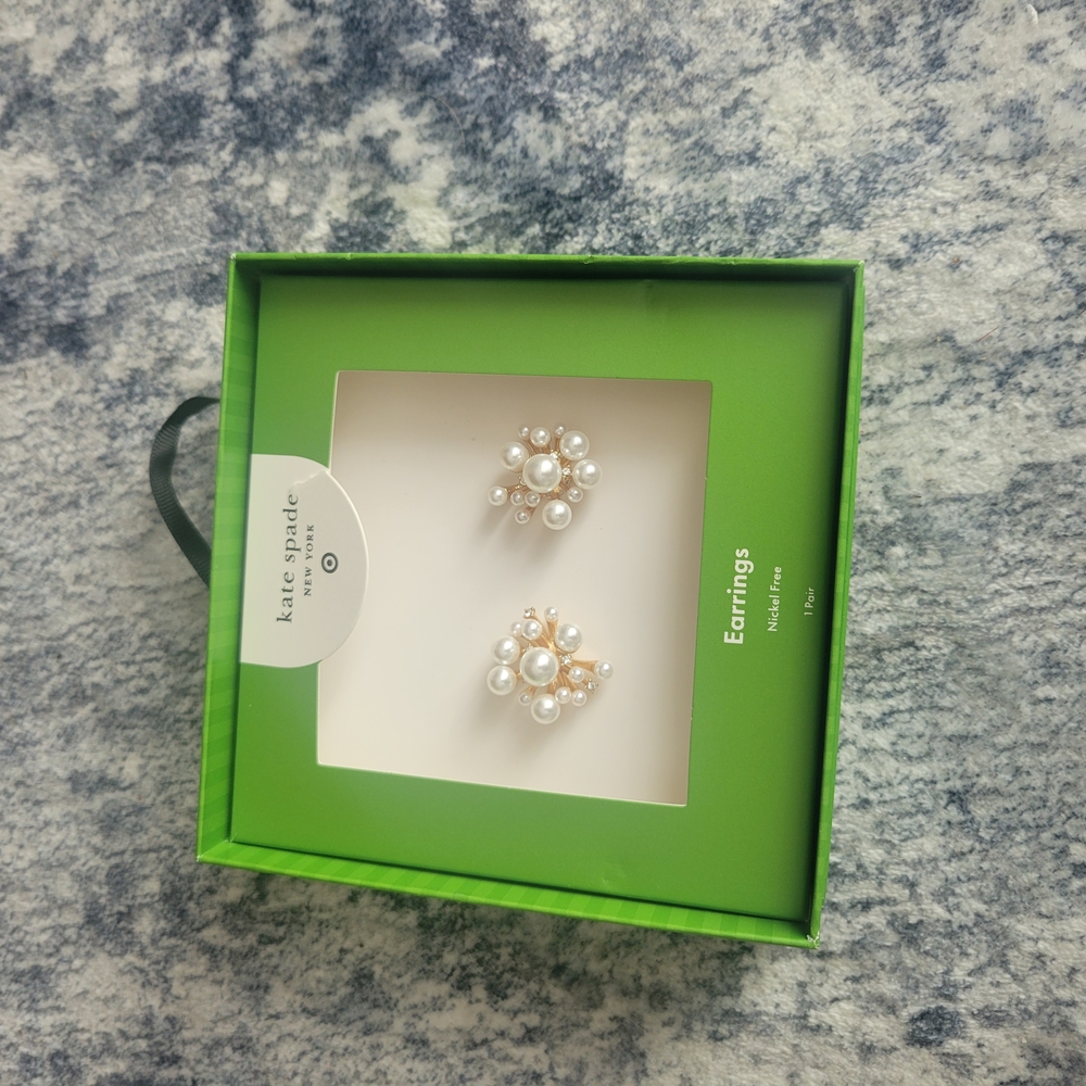 Kate Spade Pearl Cluster Earrings